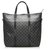 Louis Vuitton Black Damier Graphite Tadao PM Grey Leather Cloth  ref.257584