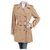 Calvin Klein Coats, Outerwear Beige Polyester  ref.257675
