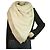 AGNONA Crema e Beige Cashmere e Seta Sciarpa Rettangolare Grande Scialle Pasmina - vista 2