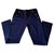 Pinko Pantalones Azul marino Viscosa  ref.257938