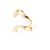 Repossi Berbero 18k oro rosa 2 righe diamanti D'oro - vista 4