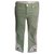 Tory Burch pantaloni fantasia Bianco Verde Cotone  ref.258051