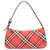 Burberry handbag Red Cloth  ref.258199