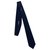 Chanel Corbatas Azul marino Seda  ref.258251