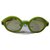 Autre Marque Óculos de sol verdes opostos Verde claro Acetato  ref.258354