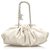 Chanel White Melrose Cabas Cotton Shoulder Bag Cream Cloth  ref.258537