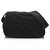 Bolso de hombro de ante de punto salvaje negro Chanel Suecia Cuero  ref.258593