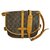 Louis Vuitton Monogram Saumur 30 Tessuto Crossbody Bag Marrone Pelle  ref.258438