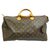 Brown Louis Vuitton Monogram Speedy 40 Bag Leather  ref.258441