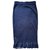 Chanel die Röcke Marineblau Wolle  ref.258598