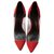 Sandro Heels Red Leather  ref.258621