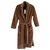Zara Camel fluffy coat with belt Gr. XXL new with label Cognac Polyester  ref.258656