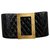 Chanel Belts Black Golden Leather  ref.258844