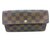 Louis Vuitton SARAH CB DAMIER EBONY Brown Leather  ref.258877