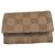 Ophidia Gucci Purses, wallets, cases Brown Beige Fuschia Leather Linen  ref.258901