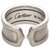 Cartier Silver 18K C2 Ring Silvery Metal  ref.258973