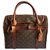 Louis Vuitton Bolsa de viaje Castaño Paño  ref.259249