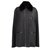Sehr schöne Hermès Herren Canvas Jacke, Leder- und Silberbesatz, neue Bedingung Schwarz Leinwand  ref.259737