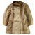 Louis Féraud FOURRURES PARIS Cappotto di pelliccia di nutria nutria completamente chiudibile, elegante e lussuoso Marrone  ref.259745