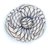 Chanel camellia fishnet brooch White Cotton  ref.260012