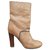 Chloé p boots 37 Beige Leather  ref.260185