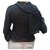 Valentino Garavani Robe chemise blouson Valentino Soie Polyester Noir  ref.260255