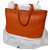 Vitello Prada Handbags Orange Leather  ref.260280