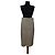 Falda midi Ganni Lurex Sailor a rayas dorada Blanco Multicolor Dorado