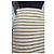 Falda midi Ganni Lurex Sailor a rayas dorada Blanco Multicolor Dorado - vista 2