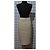Falda midi Ganni Lurex Sailor a rayas dorada Blanco Multicolor Dorado - vista 3