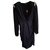 Elisabetta Franchi Black dress with pearls Viscose  ref.260472