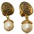 Chanel Ohrringe Golden Metall  ref.260515
