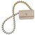 Chanel Pochette en cuir de veau blanche Maxi Pearl Strap  ref.260524