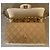 Chanel Klassisches gestepptes Mini Lammfell Single Flap Metallic Gold Golden - Ansicht 5