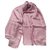 Louis Vuitton monogram shawl Pink Silk Wool  ref.260536