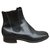 Autre Marque vintage chelsea boots p 40,5 Black Leather  ref.260832
