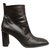 Bally p boots 39 1/2 Dark brown Leather  ref.260854