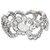 Anel Dior "Archi" em ouro branco e diamantes.  ref.260864