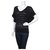 Club Monaco Knitwear Black Wool Viscose Angora  ref.260884