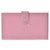 Chanel wallet Pink Leather  ref.261046