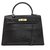 Hermès Kelly 32 CROCODILE POROSUS BLACK Exotic leather  ref.261133