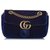 Bolsa Gucci Blue Mini GG Marmont Matelasse Velvet Azul Veludo Metal Pano  ref.261282