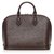 Louis Vuitton Brown Epi Alma PM Dark brown Leather  ref.261298