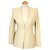 Chanel Chaquetas Beige Algodón  ref.261406