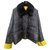 Chanel Jackets Black Yellow Silk Fur  ref.261477