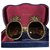 Gucci Sonnenbrille Gold hardware  ref.261659