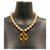 Chanel Necklaces Golden Metal Pearl  ref.261665
