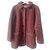 SéZane Isae Coat Hazel Dark Dark brown Cotton Polyester Wool  ref.261903