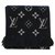 Louis Vuitton logomania shine negro Plata Seda Poliéster Lana  ref.262068