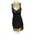 Abito sottoveste di Versace Jean Couture Nero Sintetico  ref.262082